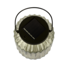 FAROL DECORATIVO 12CM VIDRIO/METAL VERDE