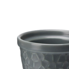 SALSERO PORCELANA 8.6CM GRIS KPM