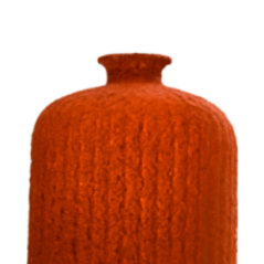 BOTELLA DAROCA CERAMICA 23CM CAOBA