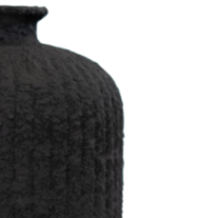 BOTELLA DAROCA CERAMICA 23CM NEGRO