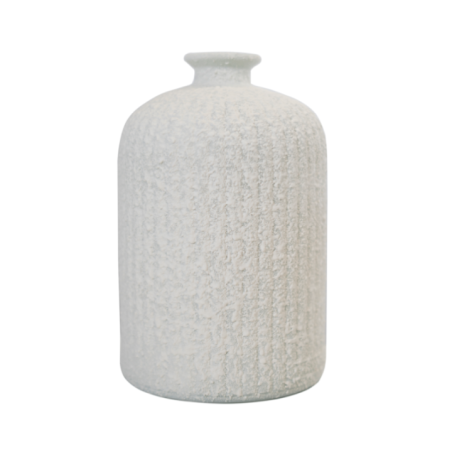 BOTELLA DAROCA CERAMICA 23CM BLANCO