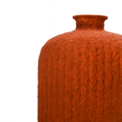 BOTELLA DAROCA CERAMICA 18CM CAOBA