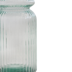 JARRON LINEAS ALTO 28CM TRANSPARENTE