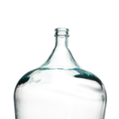 GARRAFA CILINDRICA 34L 56CM TRANSPARENTE