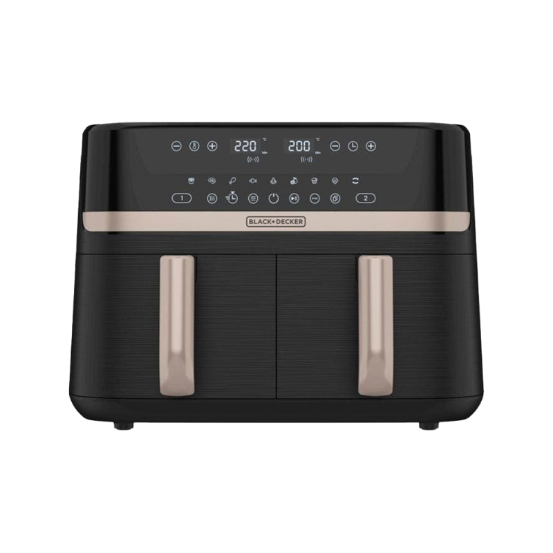 FREIDORA AIRE 9LTS 1700W 2 CANASTAS NEG