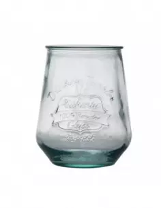 Juego 6 vasos bajos de agua cristal Spectrum Bohemia 300ml. colores