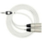 CABLE 3.5 PLUG A DUAL XLR LGY-370L 1M WH CABLE 3.5 PLUG A DUAL XLR LGY-370L 1M WH