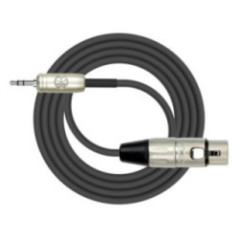 CABLE 3.5 PLUG A XLR F AP-494PRL 1M BK