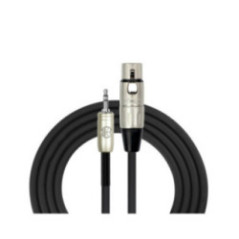 CABLE 3.5 PLUG A XLR F AP-494PRL 1M BK