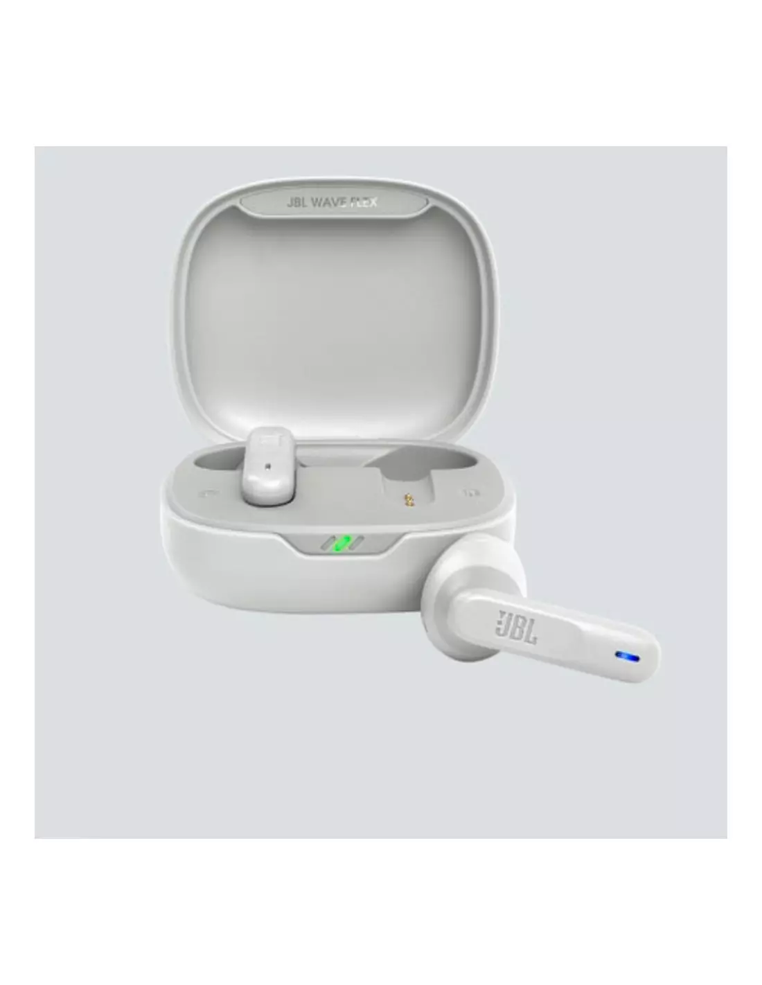 Audífonos Bluetooth In Ear JBL Wave Flex TWS Blanco