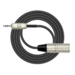 CABLE 3.5 PLUG A XLR M AP-493PRL 2M BK