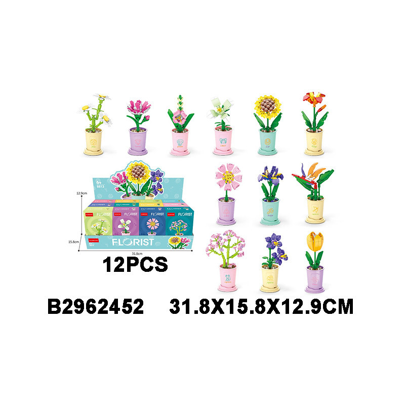 BLOQUES MINIFLORES 12P 2962452
