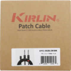 CABLE USB C A DUAL 1/4 UYC-392B 1M BK