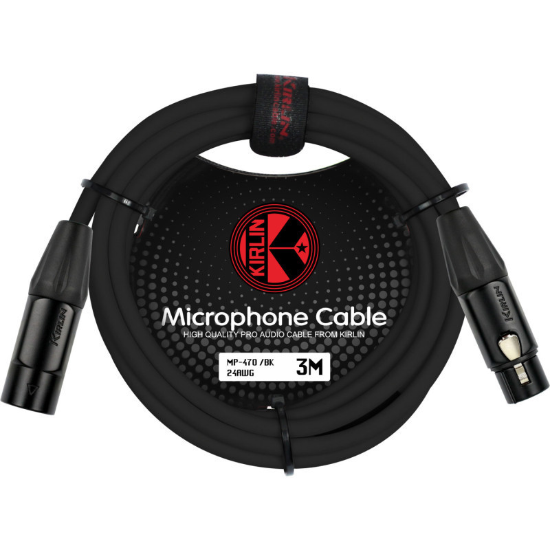 CABLE MICROFONO XLR MP-470 8M BK CABLE MICROFONO XLR MP-470 8M BK