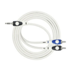 CABLE 3.5 PLUG A DUAL RCA LGY-364L 2M WH