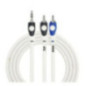 CABLE 3.5 PLUG A DUAL RCA LGY-364L 2M WH