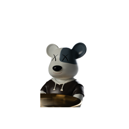 ESCULTURA OSO BANDEJA JQAE-013