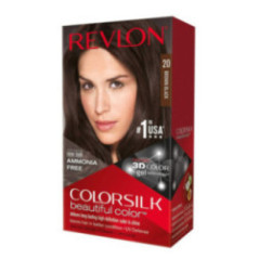TINTE REVLON COLORSILK 020 BROWN BLACK