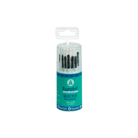 SET BROCAS HSS 1/16-1/4 13PCS