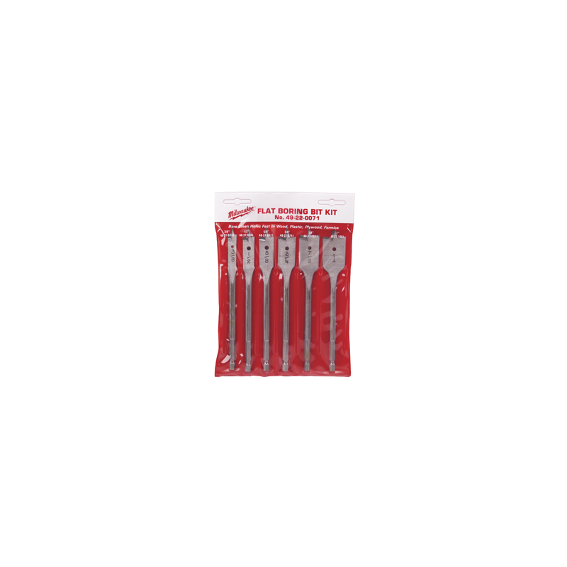 SET BROCAS PLANAS 6PC 49-22-0071