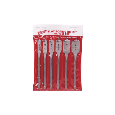 SET BROCAS PLANAS 6PC 49-22-0071