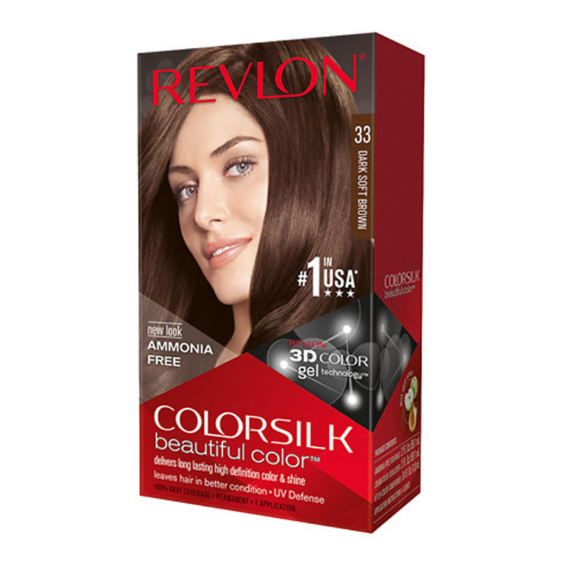 TINTE REVLON COLORSILK 033 DEEP SOFT BROWN TINTE REVLON COLORSILK 033 DEEP SOFT BROWN
