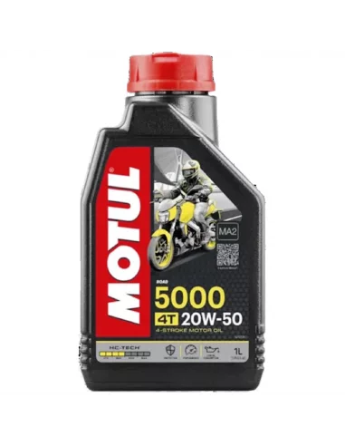 ACEITE MOTO 5000 20W50 SEMISINTETICO 1L