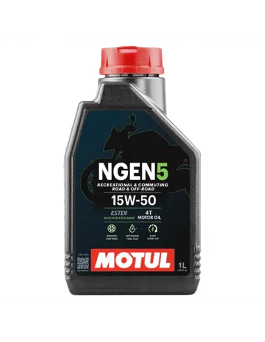 ACEITE MOTO NGEN 5 15W50 SINTETICO 1L