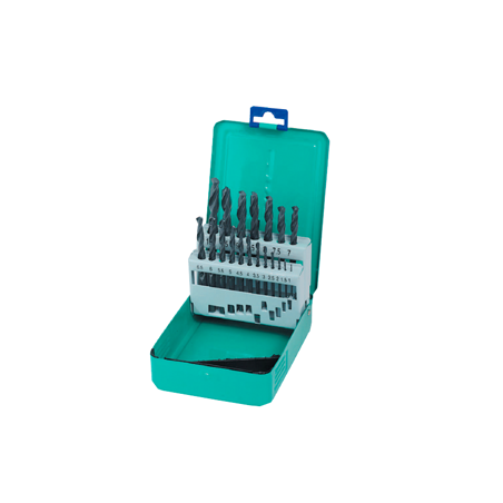 SET BROCAS HSS 1-10x0.5mm 19PCS