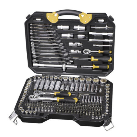 SET DADOS MANDO 1/4-3/8-1/2 218PCS