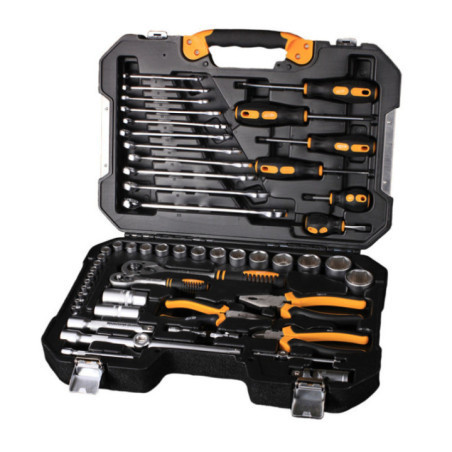 SET HERRAMIENTAS MANDO 1/4-1/2 55PCS