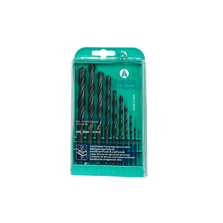 SET BROCAS HSS 1-10x1mm 10PCS