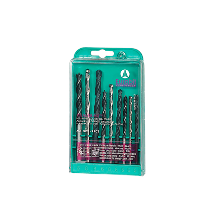 SET BROCAS MM COMBINADO HSS 15PCS