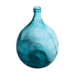 GARRAFA REDONDA 34L 56CM DB794 TURQUESA