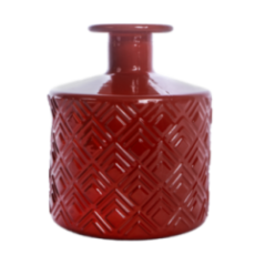 BOTELLA ROMBOS 12CM DG46 OP. NARANJA