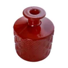 BOTELLA ROMBOS 12CM DG46 OP. NARANJA