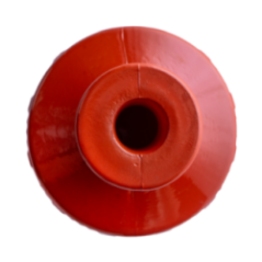 BOTELLA ROMBOS 12CM DG46 OP. NARANJA