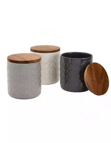 SET 3 FRASCOS DE COCINA EBONY