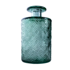 BOTELLA ROMBOS 16CM DB600 VERDEAGUA