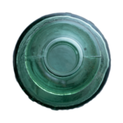 BOTELLA ROMBOS 16CM DB600 VERDEAGUA