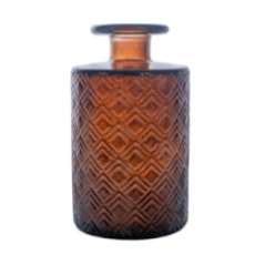 BOTELLA ROMBOS 16CM DB720 CAFE OS