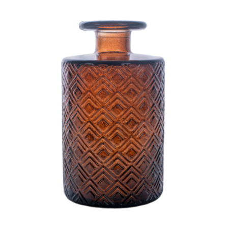 BOTELLA ROMBOS 16CM DB720 CAFE OS