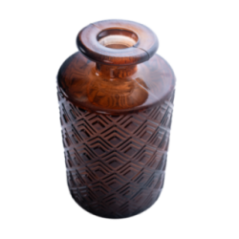 BOTELLA ROMBOS 16CM DB720 CAFE OS