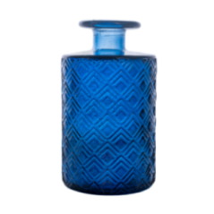 BOTELLA ROMBOS 16CM DB752 AZULMARINO