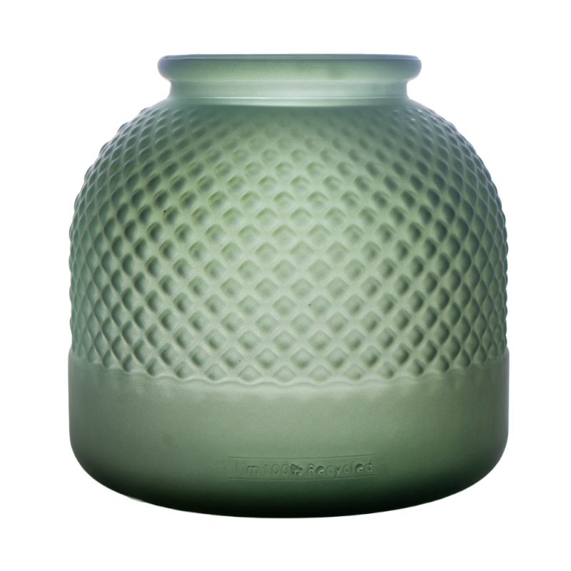 JARRON DIAMANTE 24CM DS700 SAT. VERDE