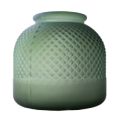 JARRON DIAMANTE 24CM DS700 SAT. VERDE