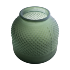 JARRON DIAMANTE 24CM DS700 SAT. VERDE