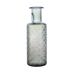 BOTELLA ROMBOS 28CM DB776 GRISVERDOSO