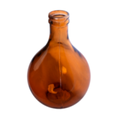 GARRAFA REDONDA 12.7L 43CM DB61 AMBAR