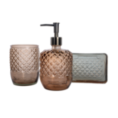 SET BAÑO DISP+VASO+JAB DIAM NUDEDB04